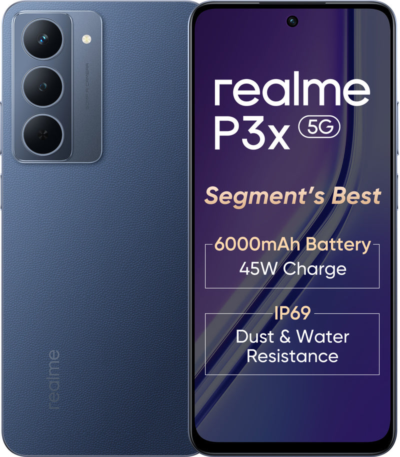 REALME P3X 5G (MIDNIGHT BLUE, 6GB RAM, 128GB STORAGE)