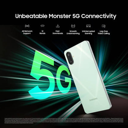 SAMSUNG GALAXY M06 5G (SAGE GREEN, 4GB RAM, 128GB STORAGE)