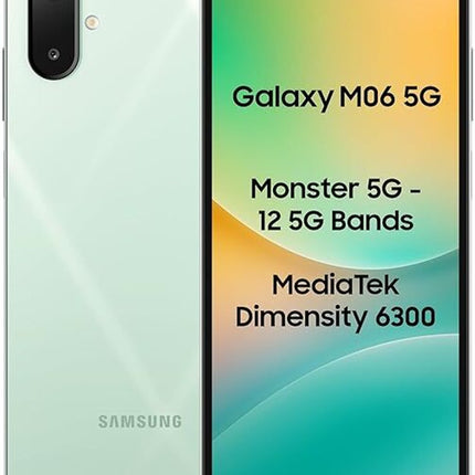 SAMSUNG GALAXY M06 5G (SAGE GREEN, 4GB RAM, 128GB STORAGE)