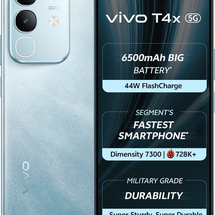 VIVO T4X 5G (MARINE BLUE, 6GB RAM, 128GB STORAGE)