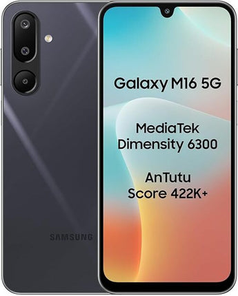 SAMSUNG GALAXY M16 5G (THUNDER BLACK, 4GB RAM, 128GB STORAGE)