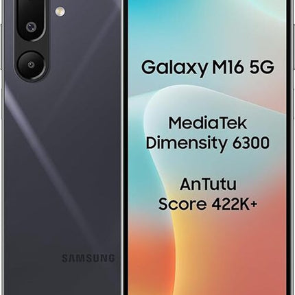 SAMSUNG GALAXY M16 5G (THUNDER BLACK, 4GB RAM, 128GB STORAGE)