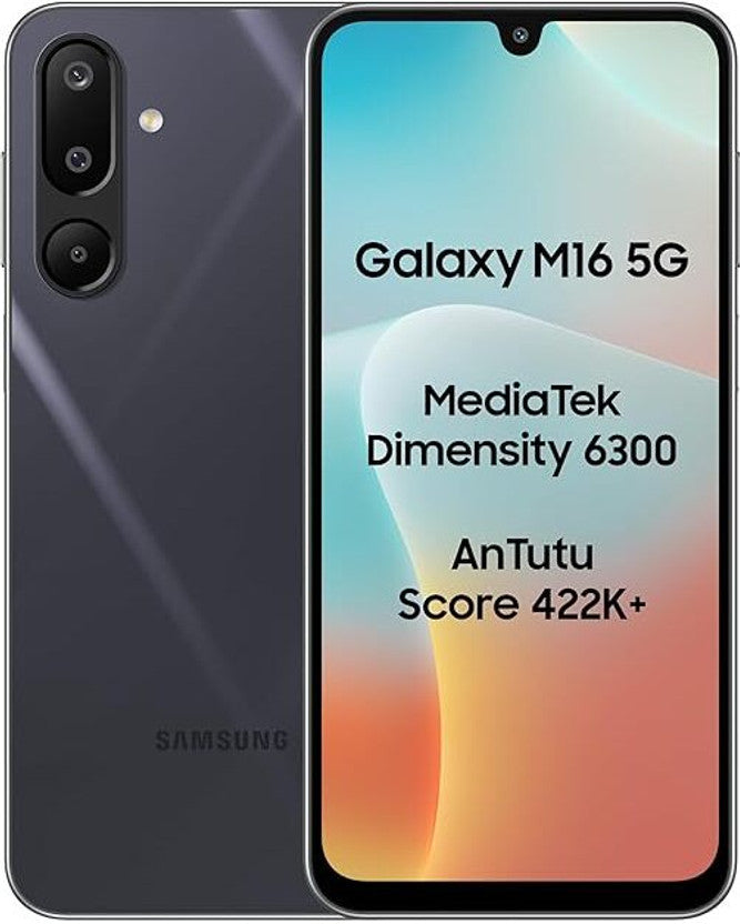 SAMSUNG GALAXY M16 5G (THUNDER BLACK, 6GB RAM, 128GB STORAGE)