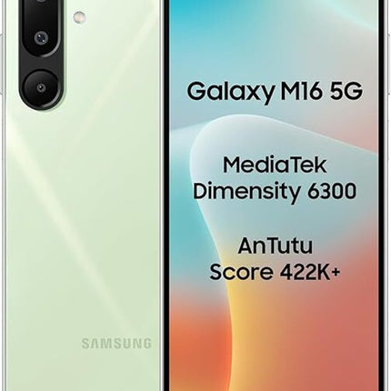 SAMSUNG GALAXY M16 5G (MINT GREEN, 6GB RAM, 128GB STORAGE)