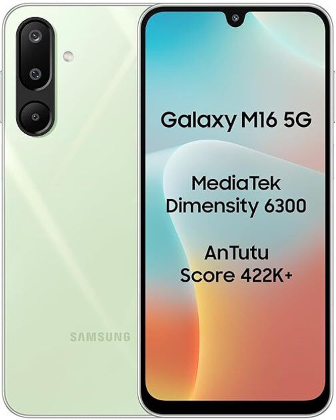 SAMSUNG GALAXY M16 5G (MINT GREEN, 6GB RAM, 128GB STORAGE)