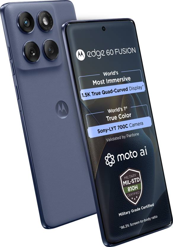 MOTOROLA EDGE 60 FUSION 5G (PANTONE SLIPSTREAM, 8 GB RAM, 256 GB STORAGE)
