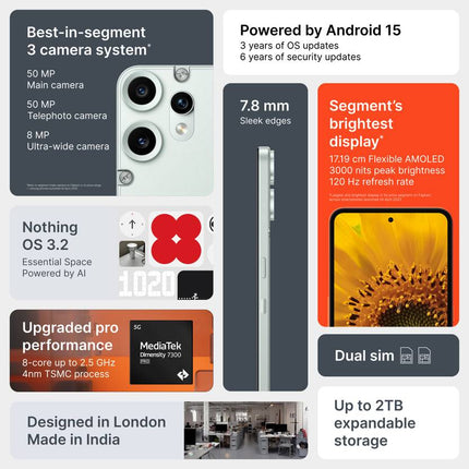 CMF BY NOTHING PHONE 2 PRO (LIGHT GREEN, 8GB RAM, 128GB STORAGE)