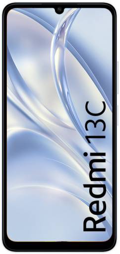 REDMI 13C Starfrost White front display – SaarBazaar