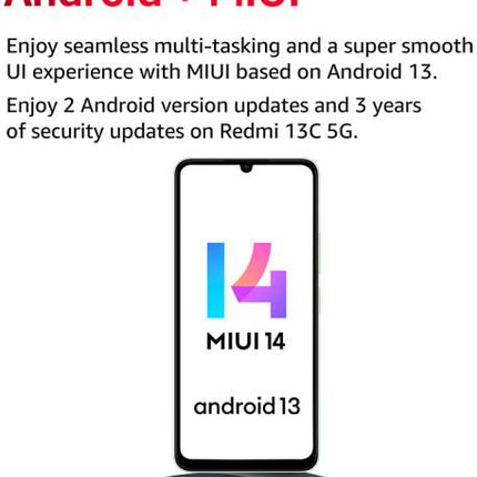 REDMI 13C (STARFROST WHITE, 128 GB)  (4 GB RAM) [Activated] [GRADE C]