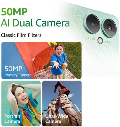 REDMI 13C 5G (STARTRAIL GREEN, 128 GB)  (4 GB RAM) [Activated] [GRADE B]