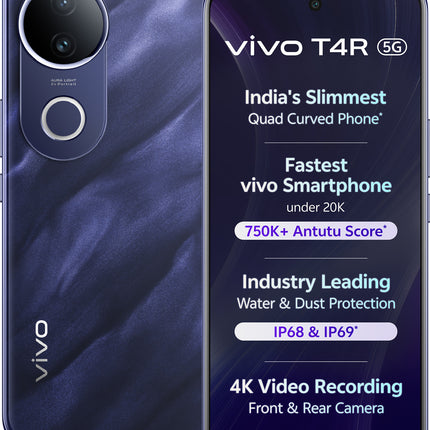 VIVO T4R 5G (TWILIGHT BLUE, 8GB RAM, 128GB STORAGE)