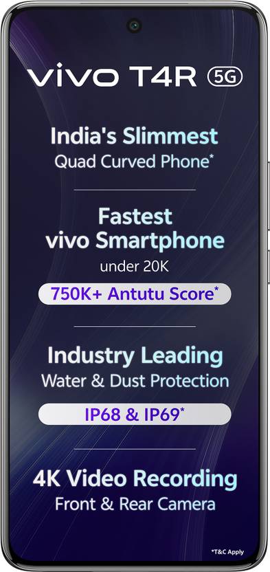 VIVO T4R 5G (ARCTIC WHITE, 8GB RAM, 128GB STORAGE)