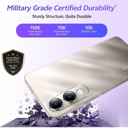 VIVO T4 LITE 5G (TITANIUM GOLD, 6GB RAM, 128GB STORAGE)