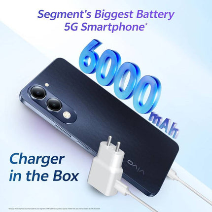 VIVO T4 LITE 5G (PRISM BLUE, 4GB RAM, 128GB STORAGE)