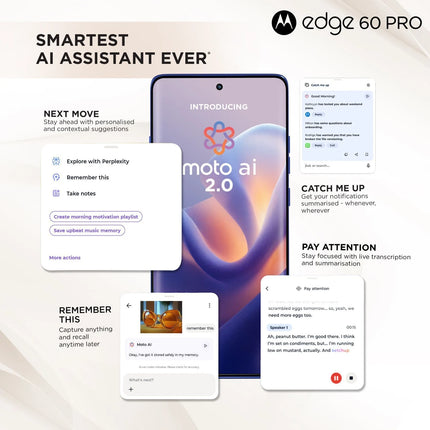 Motorola Edge 60 pro 5G | Open Box | 1 Year Warranty