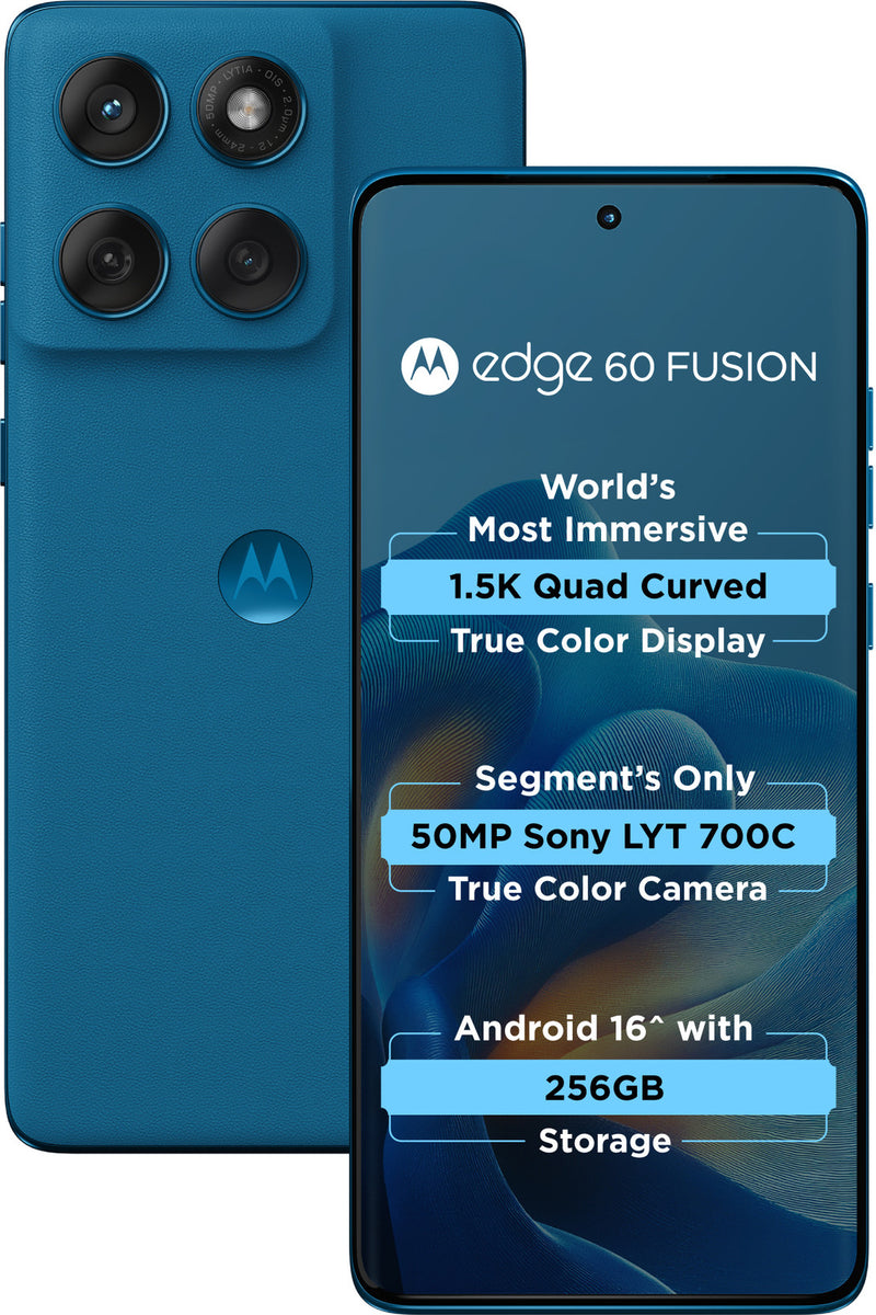 MOTO EDGE 60 FUSION 5G (MIX COLOUR, 8GB RAM, 256GB STORAGE) [Activated] [GRADE B]
