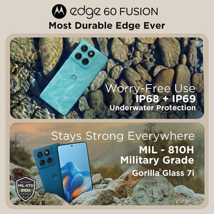 MOTO EDGE 60 FUSION 5G (MIX COLOUR, 8GB RAM, 256GB STORAGE) [Activated] [GRADE B]