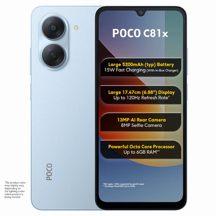 POCO C81X | 1 Year Warranty