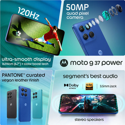 Motorola G37 Power | 1 Year Warranty