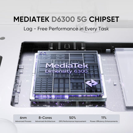 realme NARZO 80 Lite 5G (Crystal Purple, 6GB+128GB) | 6000mAh Long-Lasting Battery | MediaTek Dimensity 6300 5G | AI Assist | IP64 Rated Water & Dust Resistance | Military-Grade Durability | 1 Year Brand Warranty