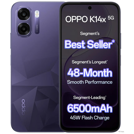 Oppo K14x 5G | 1 Year Warranty