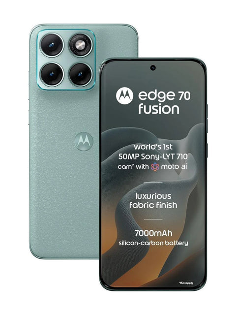 Motorola Edge 70 Fusion 5G | 6.78" 1.5K 144Hz AMOLED Display | Snapdragon 7s Gen 4 | 50MP Sony LYTIA 710 OIS | 32MP Selfie | 7000mAh Battery | 68W TurboPower
