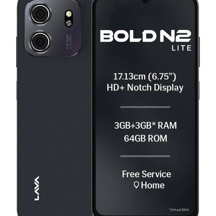 Lava Bold N2 Lite | 1 Year Warranty