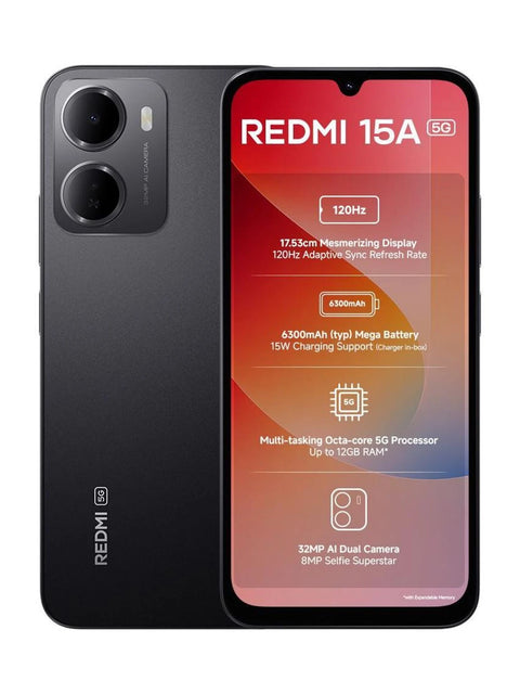 Redmi 15A 5G | 1 Year Warranty