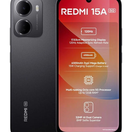 Redmi 15A 5G | 1 Year Warranty