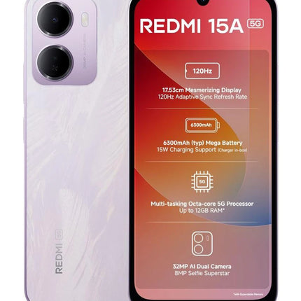 Redmi 15A 5G | 1 Year Warranty