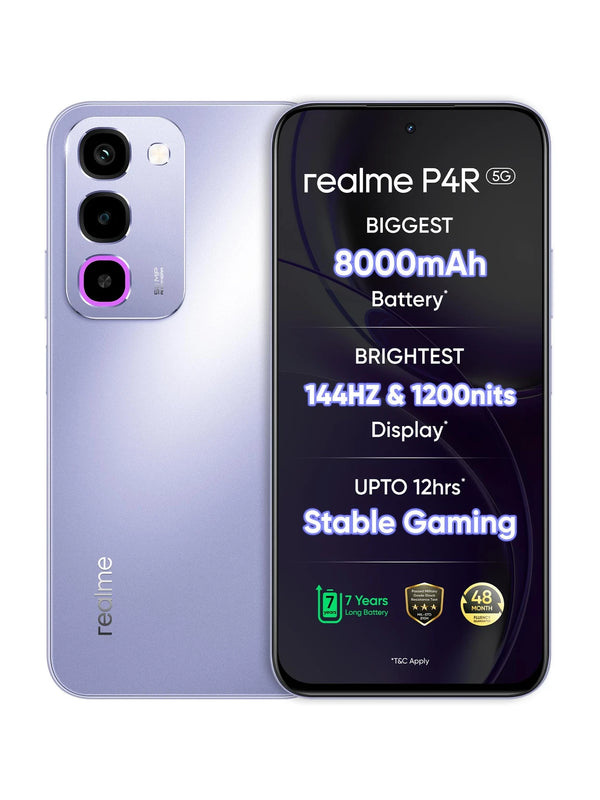 realme P4R 5G | 1 Year Warranty