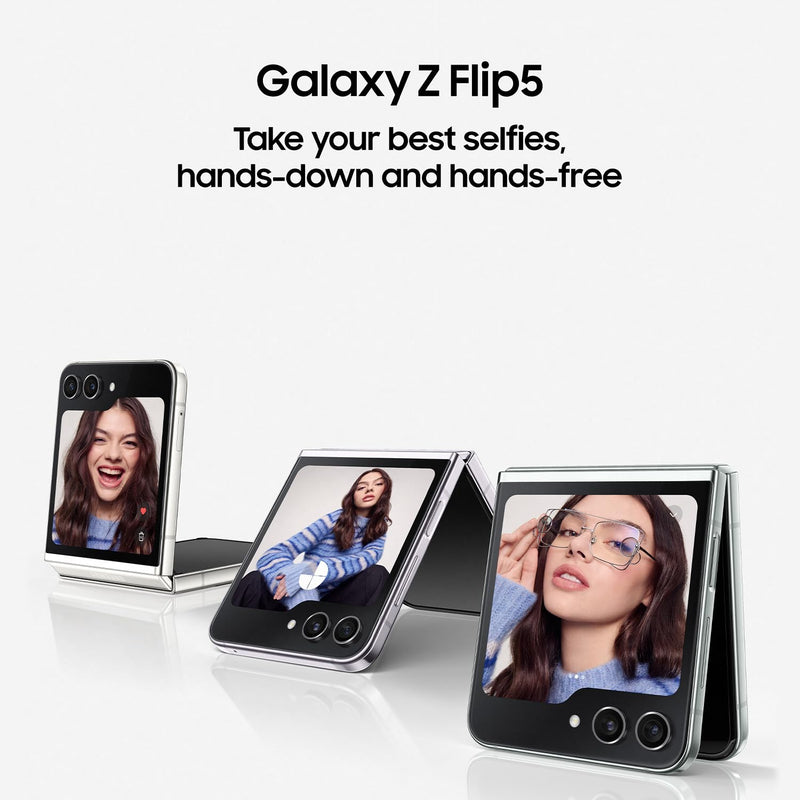 Samsung Galaxy Z Flip5 5G AI Smartphone (Mint, 8GB RAM, 256GB Storage) {Open Box} { 1 Year Warranty } - SAARBazaar
