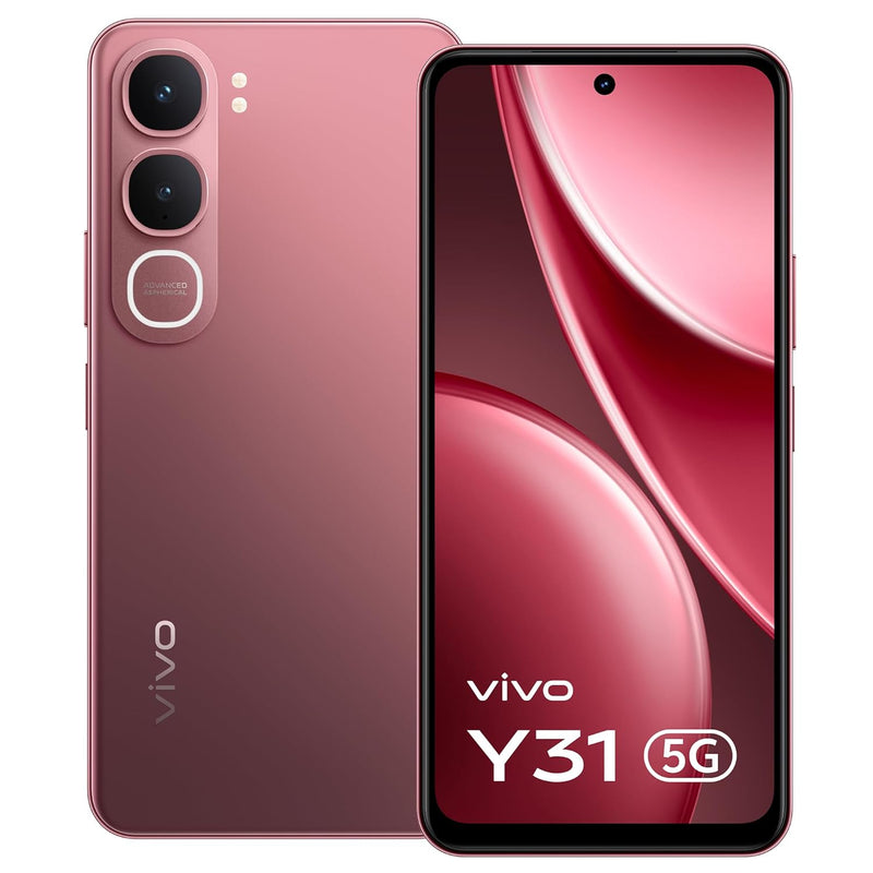 Vivo Y31 (Racing Black, 6GB, 128GB Storage) 1 Year Warranty
