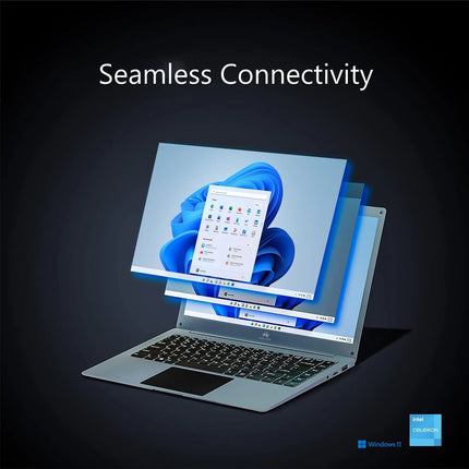 walker Intel Celeron Dual Core | Open Box | (4 GB/128 GB SSD/Windows 11 Home) NU14A1 Thin and Light Laptop (14.1 Inch, 1.3 kg) | 1 Year Warranty - SAARBazaar