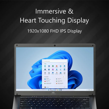 walker Intel Celeron Dual Core | Open Box | (4 GB/128 GB SSD/Windows 11 Home) NU14A1 Thin and Light Laptop (14.1 Inch, 1.3 kg) | 1 Year Warranty - SAARBazaar