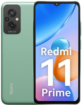 REDMI 11 PRIME (PLAYFUL GREEN, 64 GB)  (4 GB RAM)