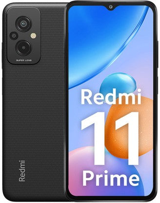REDMI 11 PRIME (FLASHY BLACK, 64 GB)  (4 GB RAM)