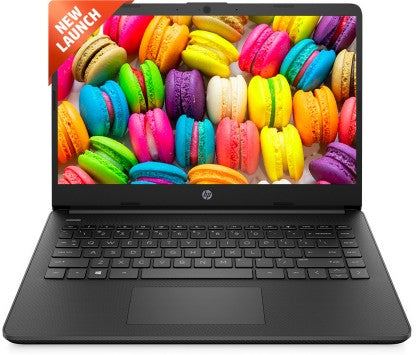 HP 14S INTEL PENTIUM QUAD CORE (8 GB/256 GB SSD/WINDOWS 11 HOME) 14S-DQ3033TU THIN AND LIGHT LAPTOP  (14 INCH, JET BLACK, 1.46 KG, WITH MS OFFICE)