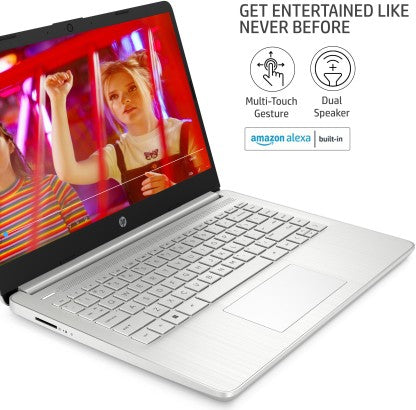 HP 14S INTEL CORE I3 11TH GEN - (8 GB/512 GB SSD/WINDOWS 11 HOME) 14S - DY2508TU THIN AND LIGHT LAPTOP  (14 INCH, NATURAL SILVER, 1.41 KG, WITH MS OFFICE)[Like New]