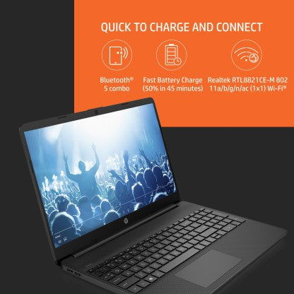 HP RYZEN 3 DUAL CORE 3250U - (8 GB/512 GB SSD/WINDOWS 11 HOME) 15S- EQ1560AU THIN AND LIGHT LAPTOP  (15.6 INCH, JET BLACK, 1.69 KG)[Like New]