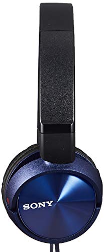 SONY DYNAMIC MDR-ZX310-L WIRED ON EAR HEADPHONES WITHOUT MIC (BLUE)