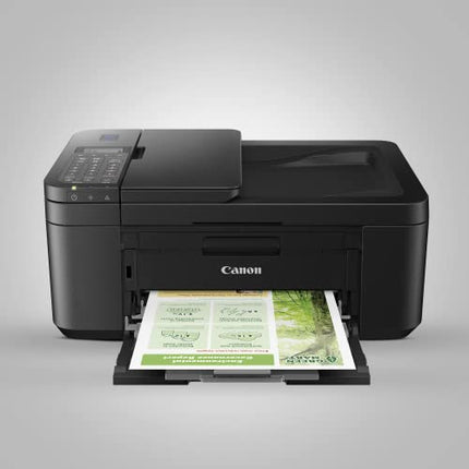 CANON E4570 ALL-IN-ONE WI-FI INK EFFICIENT COLOUR PRINTER WITH FAX/ADF/DUPLEX PRINTING (BLACK)- SMART SPEAKER COMPATIBLE, STANDARD