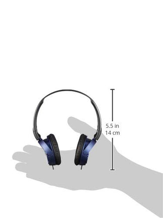SONY DYNAMIC MDR-ZX310-L WIRED ON EAR HEADPHONES WITHOUT MIC (BLUE)