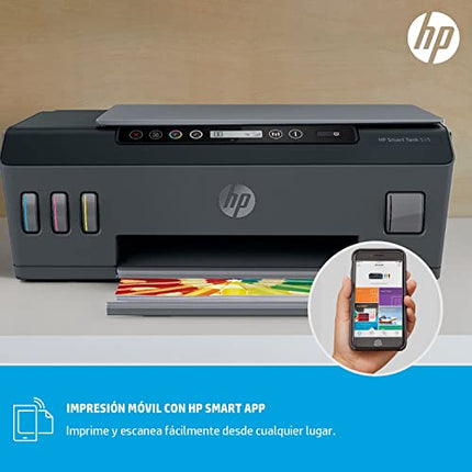 HP SMART TANK 515 ALL-IN-ONE WIRELESS INK TANK COLOUR PRINTER, HIGH CAPACITY TANK (6000 BLACK AND 8000 COLOUR) WITH AUTOMATIC INK SENSOR