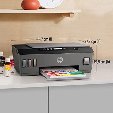 HP SMART TANK 515 ALL-IN-ONE WIRELESS INK TANK COLOUR PRINTER, HIGH CAPACITY TANK (6000 BLACK AND 8000 COLOUR) WITH AUTOMATIC INK SENSOR