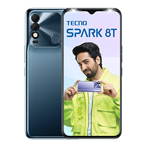 TECNO SPARK 8T (ATLANTIC BLUE, 4GB RAM,64GB STORAGE) 50MP AI CAMERA  7GB EXPANDABLE RAM
