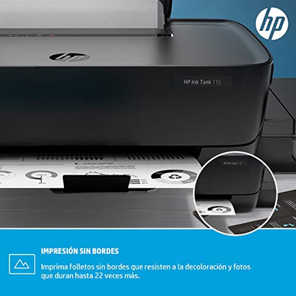 HP 115 COLOR SINGLE FUNCTION INK TANK PRINTER, PER PAGE (10P FOR B/W AND 20P FOR COLOUR)