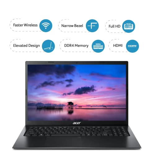 ACER EXTENSA 15 LIGHTWEIGHT LAPTOP INTEL CORE I3 11TH GEN PROCESSOR (4 GB RAM/256GB SSD/WINDOWS 11 HOME/INTEL UHD GRAPHICS /1.7KG/BLACK) EX215-54 WITH 15.6&#34; (39.6 CMS) FULL HD DISPLAY