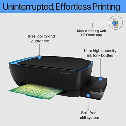 HP INK TANK 419 ALL-IN-ONE WIFI COLOUR PRINTER WITH 1 ADDITIONAL BLACK INK BOTTLE IN THE BOX (UPTO 15000 BLACK AND 8000 COLOUR PAGES INCLUDED IN THE BOX). - PRINT, SCAN &AMP; COPY FOR OFFICE/HOME
