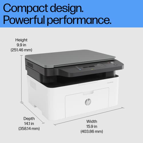 HP LASERJET 136W COMPACT MONOCHROME MULTIFUNCTION PRINTER WITH DIRECT WI-FI (PRINT, SCAN, COPY)